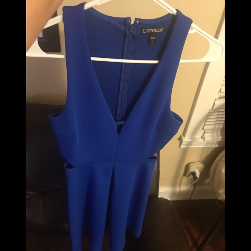 Express blue dress